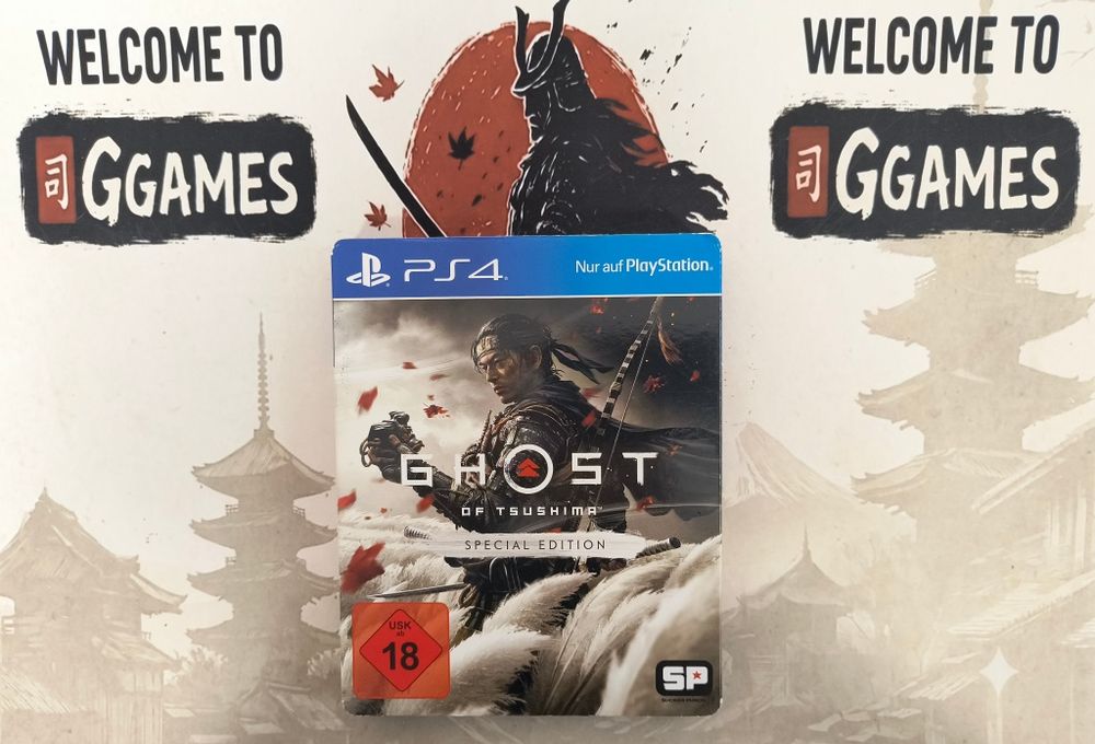 Ghost of Tsushima  Steelbook edition метална кутия PS4