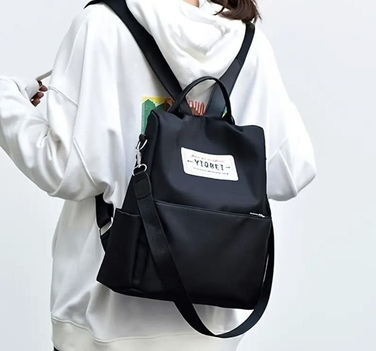 Универсална черна раница QIYIBEI- за работа и разходки