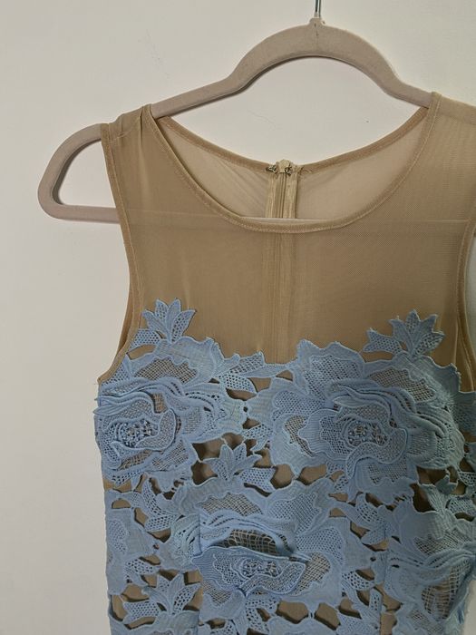 Rochie Missguided dantelă bleu mărimea 34 (UK 6)