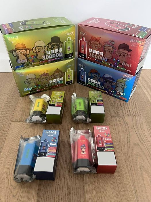 Vape 6 in 1 Sigilat | 300K, 300.000 Pufuri | Mai Multe Modele și Arome Disponibile | USB-C + LED
