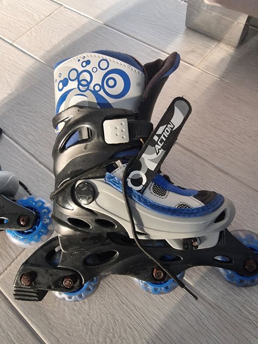 Role copii/baieti reglabile cu roti din silicon ,31-34