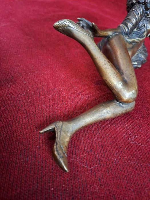 statueta bronz nud 25,5 cm