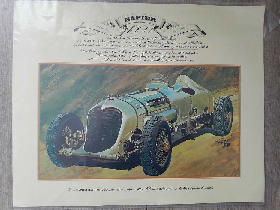 Lot 8 print poster foto poza oldtimer auto