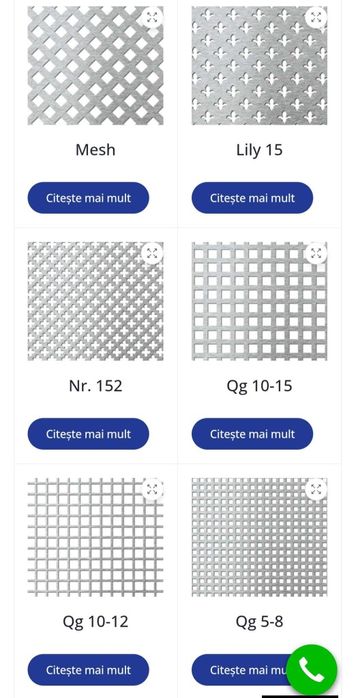Tabla perforata sita