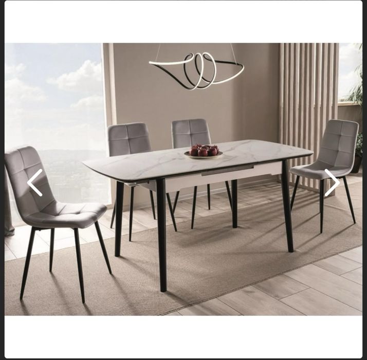 Чисто нова разтегателна трапезна маса