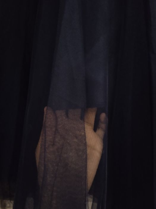 Юбка патчи удлиненная на резинке