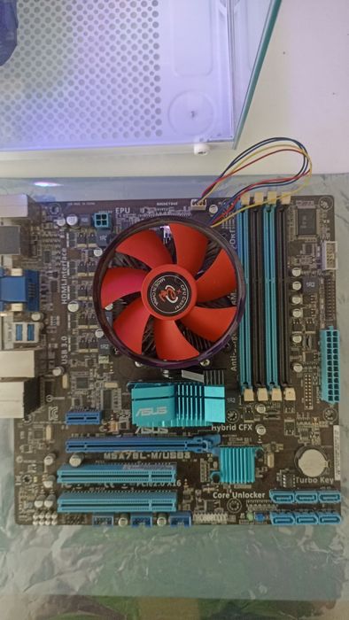 FX4130/mb ASUS/кулер/БП комплект