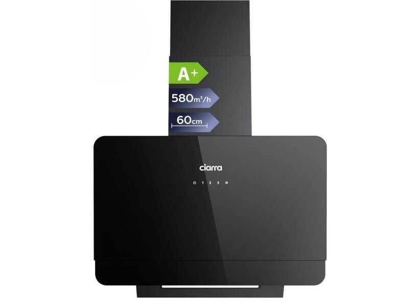 Кухненски Аспиратор CIARRA CBCB6765C, 60 см, 580 м³/ч, Черен