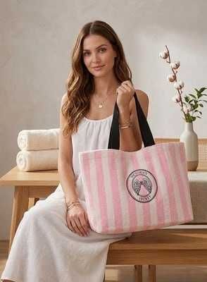 Пляжная сумка Victoria's Secret Angel Essentials Terry Tote Bag! Новая