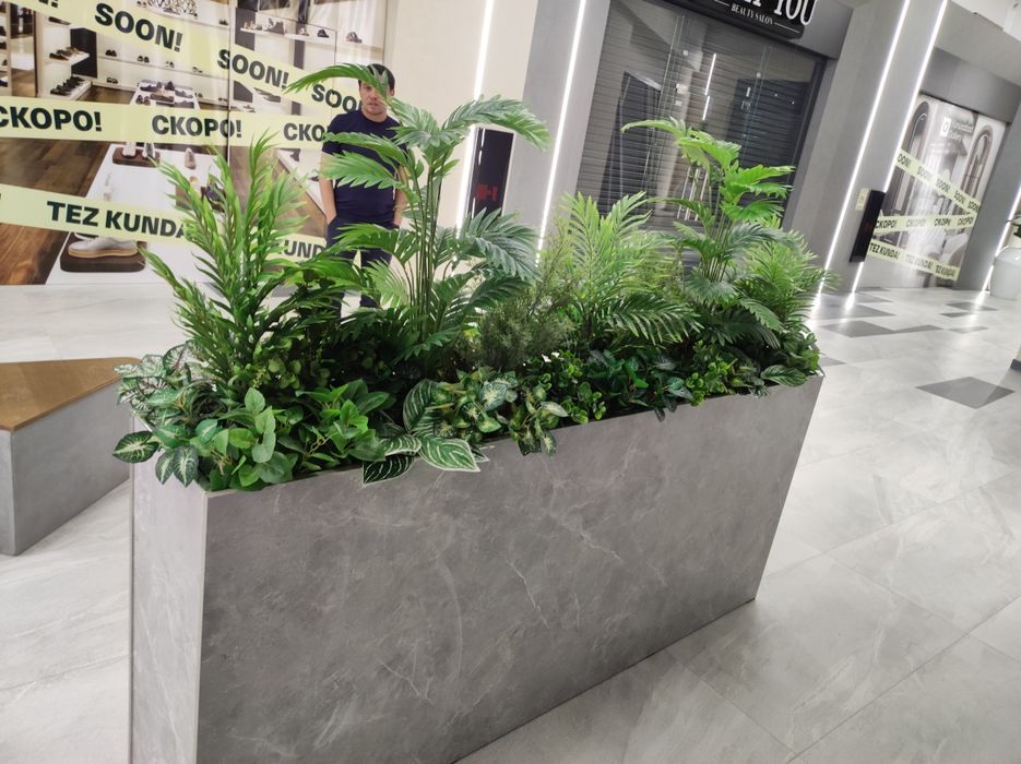 Кашпо из МДФ для цветы и искусственный растения