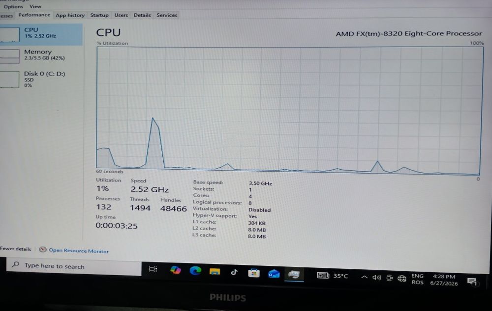 Kit AMD FX-8320 + Gigabyte GA-78LMT-USB3 + 6GB DDR3 + Cooler Deepcool – Testat