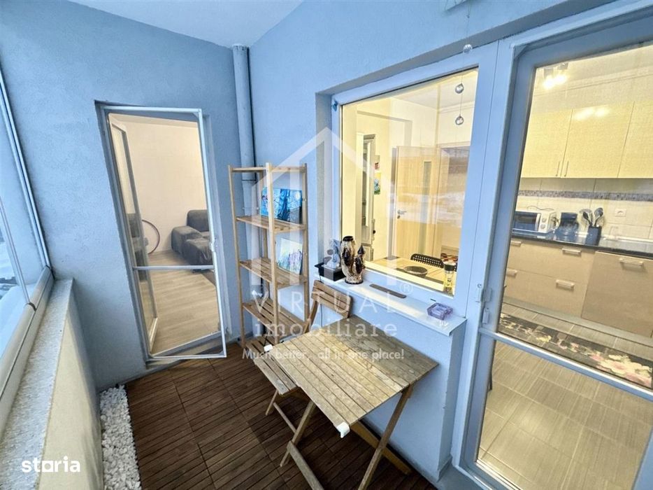 Apartament 2 camere, mobilat modern, etaj 1/4