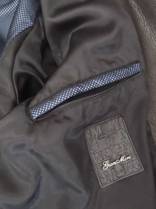 Кожаная мужская куртка-косуха