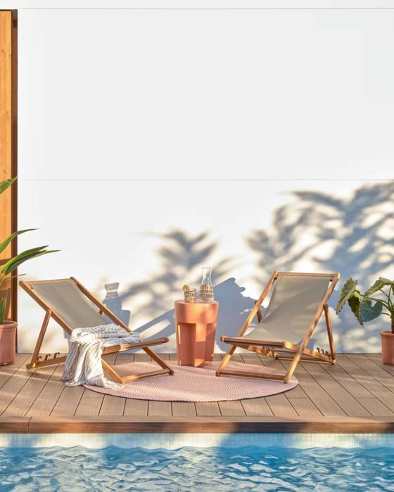 Стол тип шезлонг