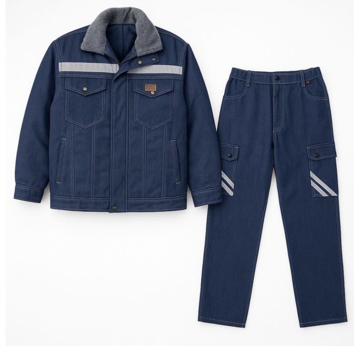 джинсовый рабочий костюм