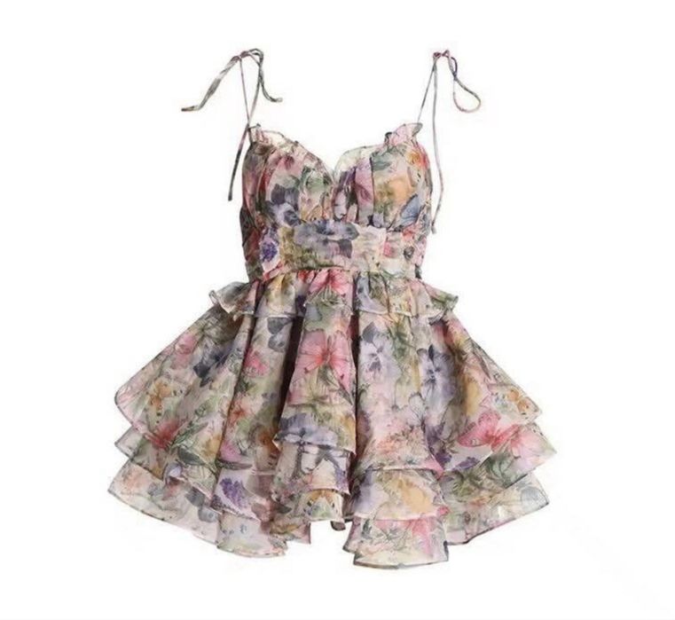 Дамска рокля с пеперуди