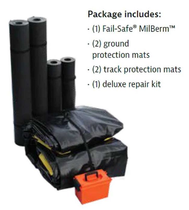 Bazin protectie chimica, colector scurgeri chimice 4mx16m (21,403 L)