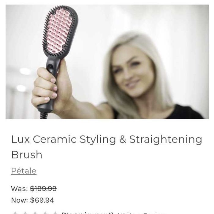 Perie electrica de indreptat părul