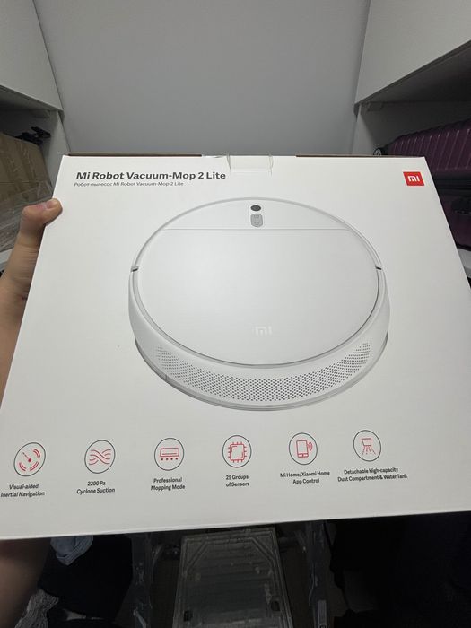 Моющий Робот-пылесос Xiaomi Mi Robot Vacuum-Mop 2 Lite