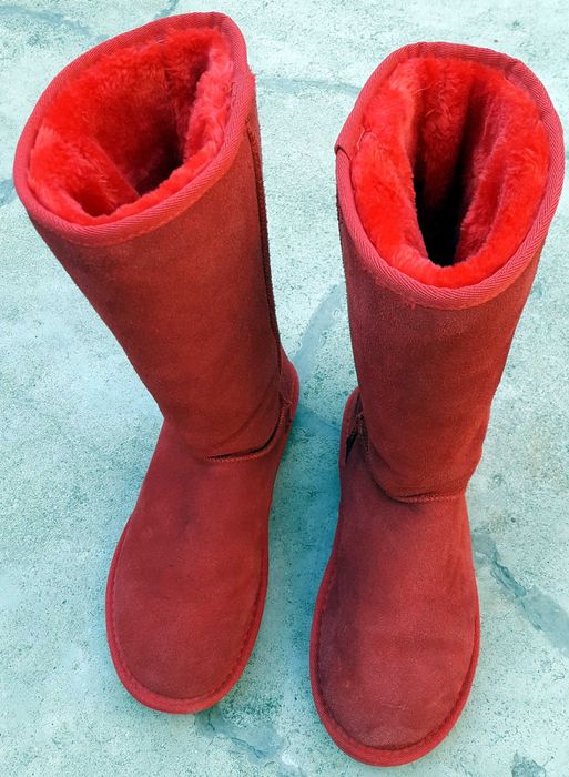 Дамски ботушки от естествена кожа-39 номер на фирмата Мей.