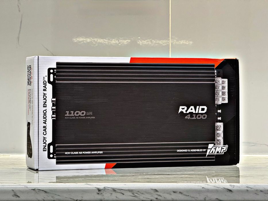 Усилитель AMP-RAID 4.100(4-канальный усилитель,4 kanal usilitel)
