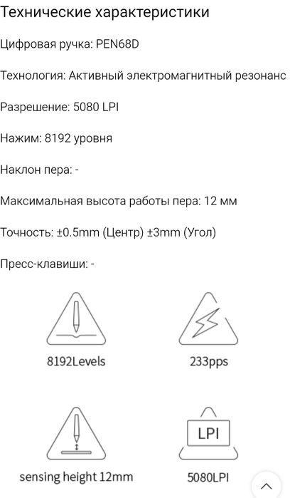 Графический планшет Kamvas GT-220v2