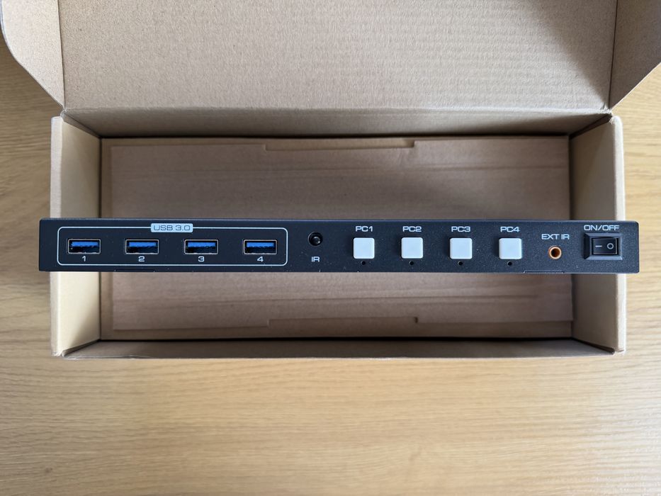 Switch KVM HDMI 4x1 4K