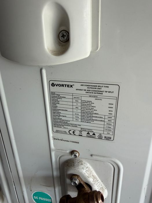 Aer condiționat Vortex 12.000 BTU – unitate internă + externă