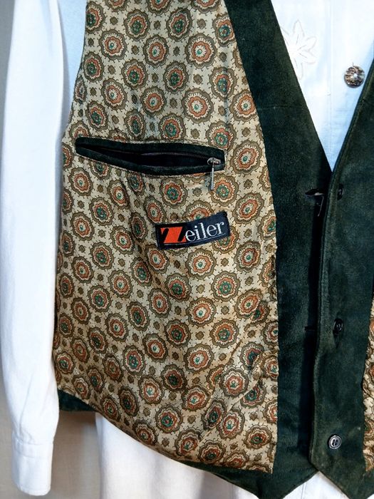 Vesta bavareza Nr 56 vesta Tracht barbati Oktoberfest vanatoare padura