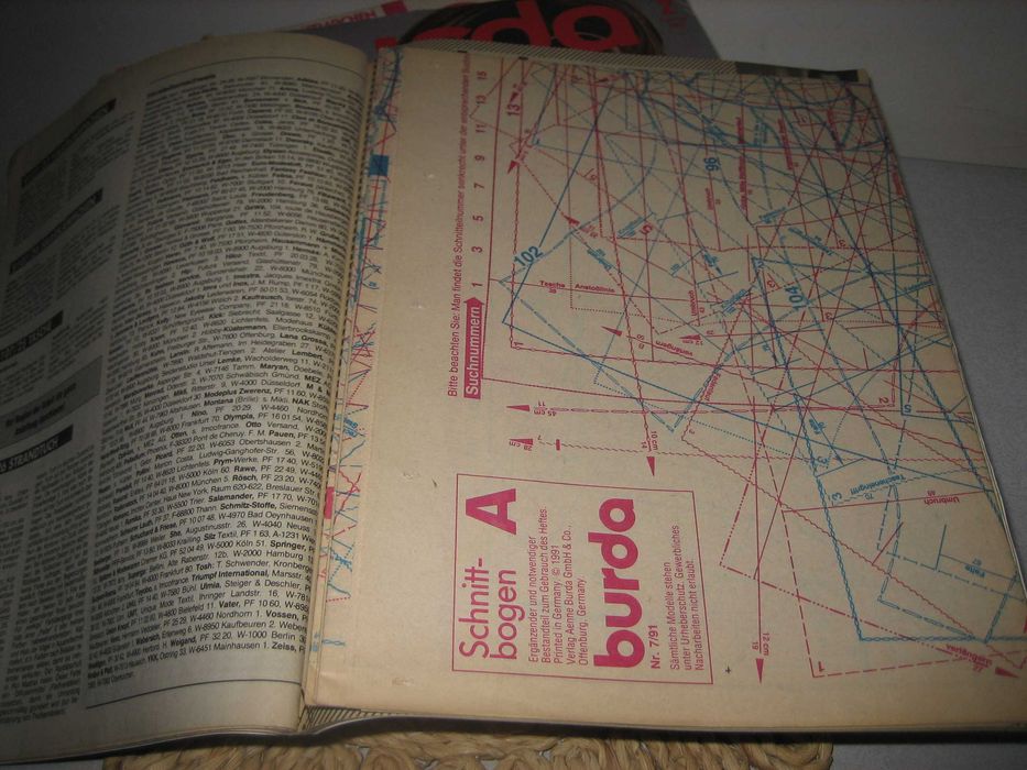 * BURDA * - стари списания с кройки