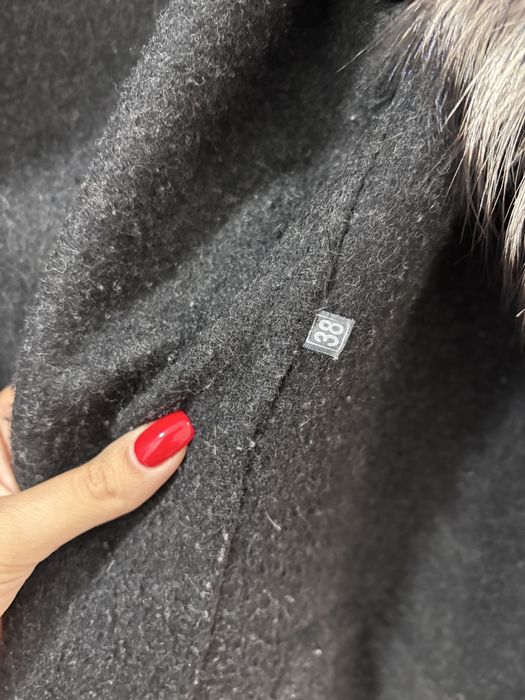 Палто Алпака с естествен косъм