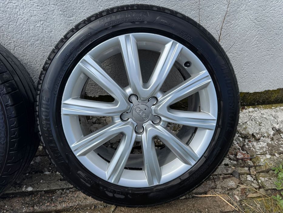 Оригинални джанти AUDI 18 цола + ЛЕТНИ ГУМИ BRIDGESTONE