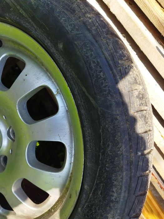 Jante de aluminiu tot cu cauciucuri BMW e46