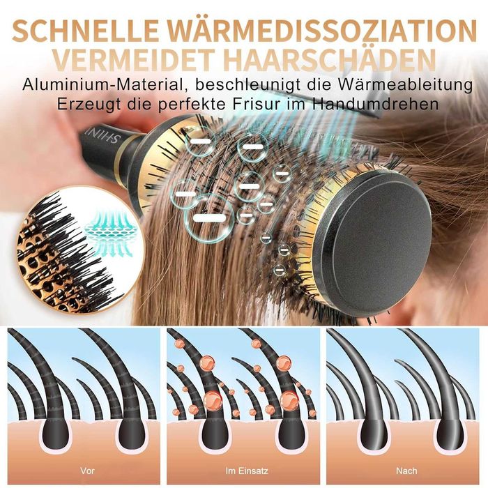 Кръгла четка за коса SHINLEA (43 мм)