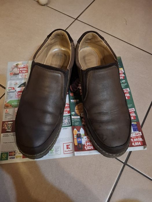 Мъжки обувки естествена кожа