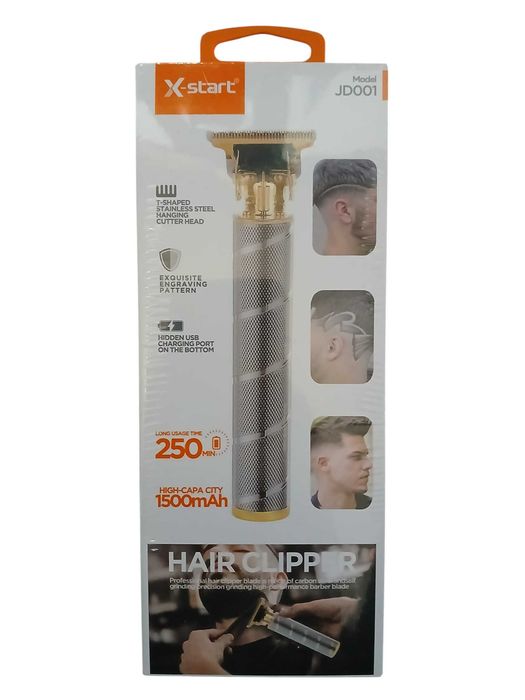 Aparat de Tuns X-Start JD001, 7500RPM, 1500mAh, 2 Distantiere, Argintiu
