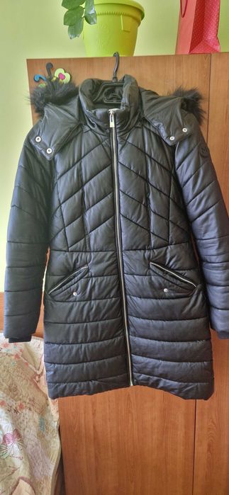 Зимно яке Морган 36 размер S имитация кожа