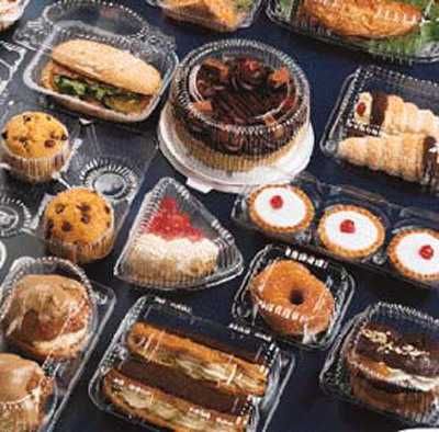 Упаковка для печенья или пирожного.