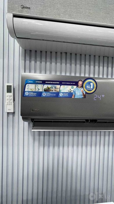 Кондиционер Midea модель NAOMİ - 9,000 Btu / Инвертор / Low Voltage
