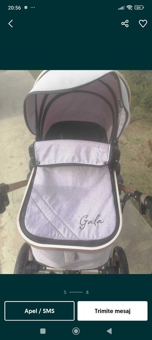 Vând scoica auto și carucior