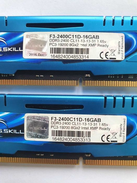 Рам памет G.SKILL RipjawsX 16GB (2x8GB) DDR3 2400MHz