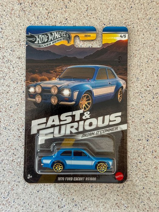 Hot Wheels Silver Series Fast and Furious Brian O'conner Edition Set