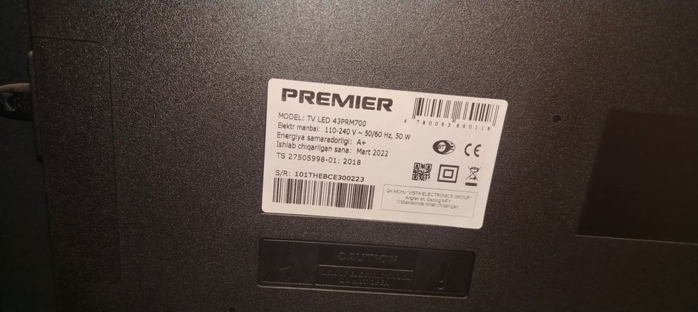 Телевизор 43 Premier