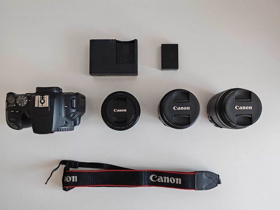 Kit Canon EOS 200D • EF 50mm f/1.8 STM • EF-S 18-55mm IS STM • EF-S 18-55 IS II