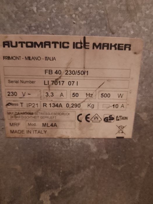 Льдогенератор Италия