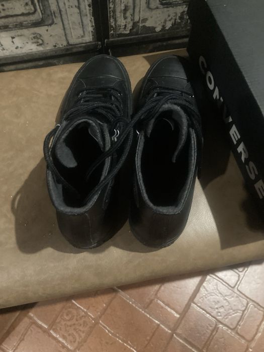 Кожени кецове конверс естествена кожа