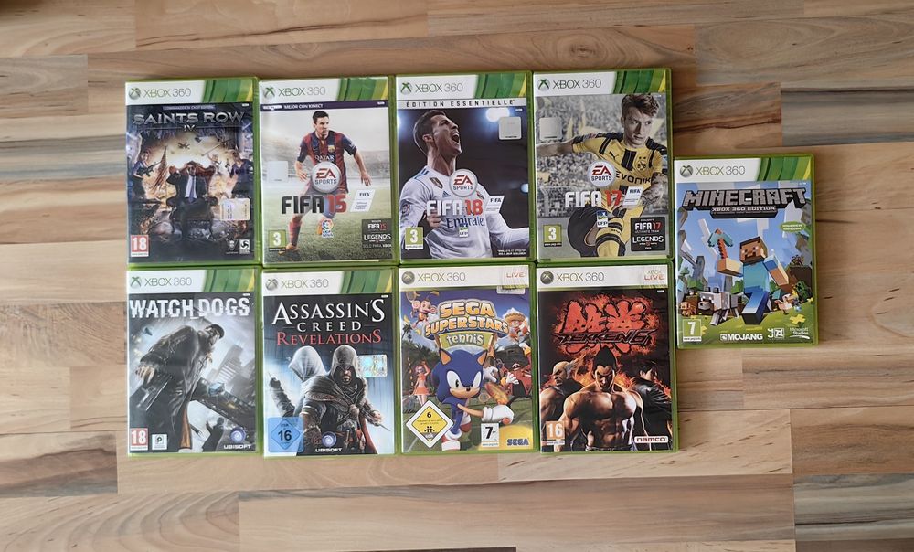 Xbox360 Watch Dogs Saints Row Assassins Creed Tekken xbox 360