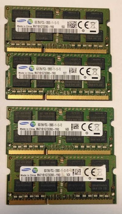 Memorii 16GB DDR3L, kit 2 x 8GB DDR3L 1600 sodimm, pentru Laptop