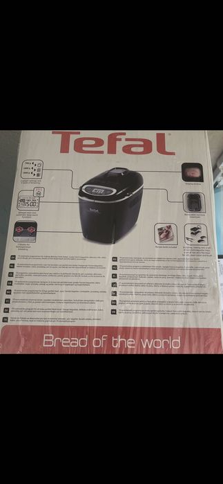 Masina de copt paine TEFAL Bread of the World PF6118, 1.5kg, 19 programe,1600 W negru