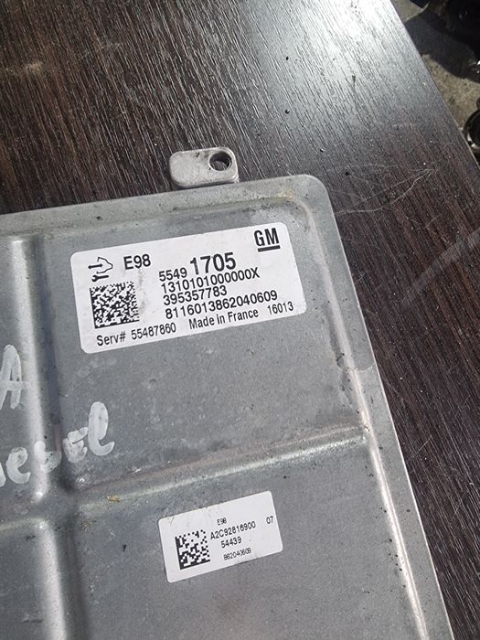 Ecu Opel Insignia /Astra J .1.6 CDTI 55491705.395357783 E98